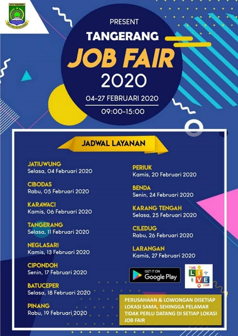 Buruan Job Fair Hut Kota Tangerang 2020 Sediakan 3 488 Lowongan Kerja Tangerang Expose